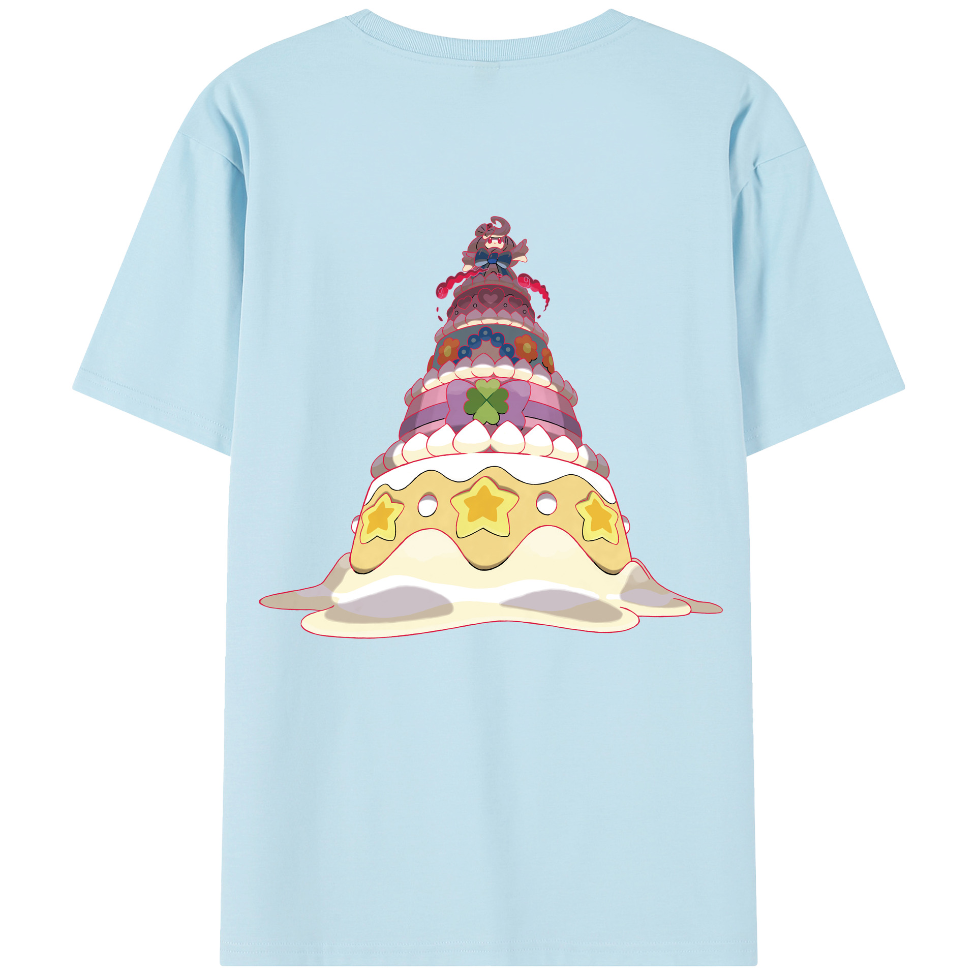 （画像用） ポケットモンスター Pokémon 綿100％半袖Tシャツ（背面プリント）